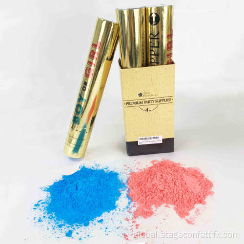 Party Poppers Confetti Cannon Gender Reveal New Design Premium Gold Handheld Gender Factory